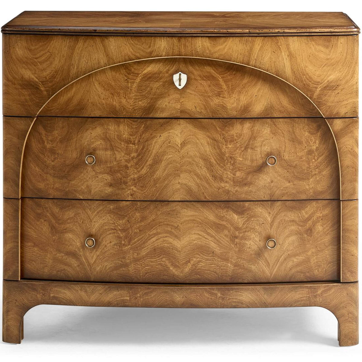 Orsman Three Drawer Bedside Table