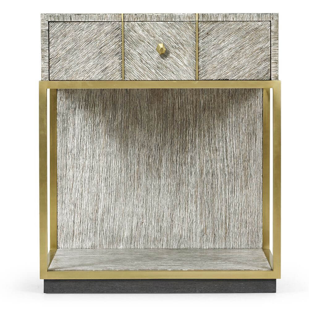 Bedside Table Transitional - Light French Oak