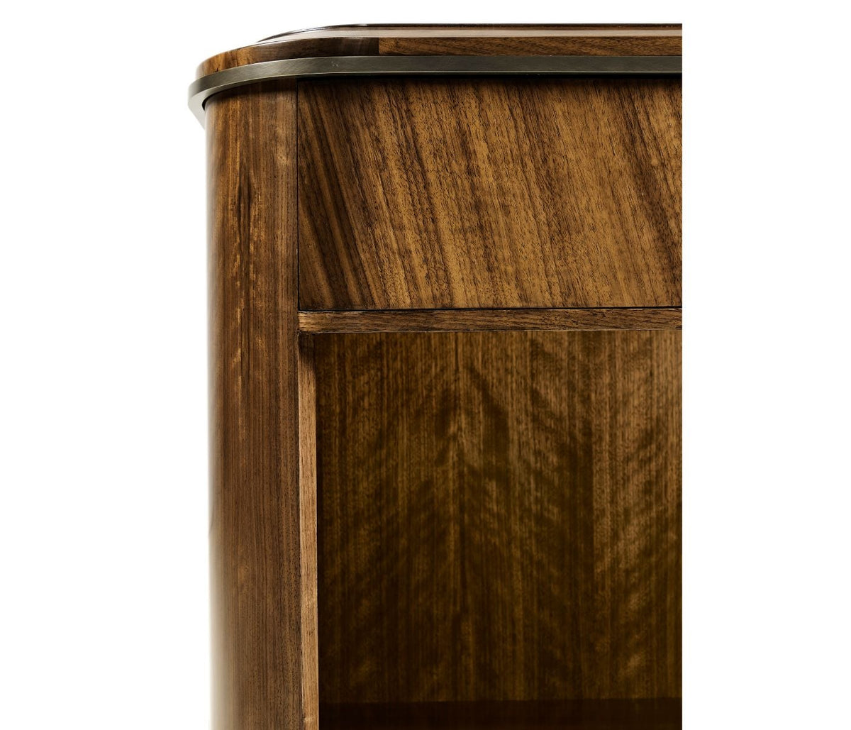 Garonne Walnut Bedside Cabinet