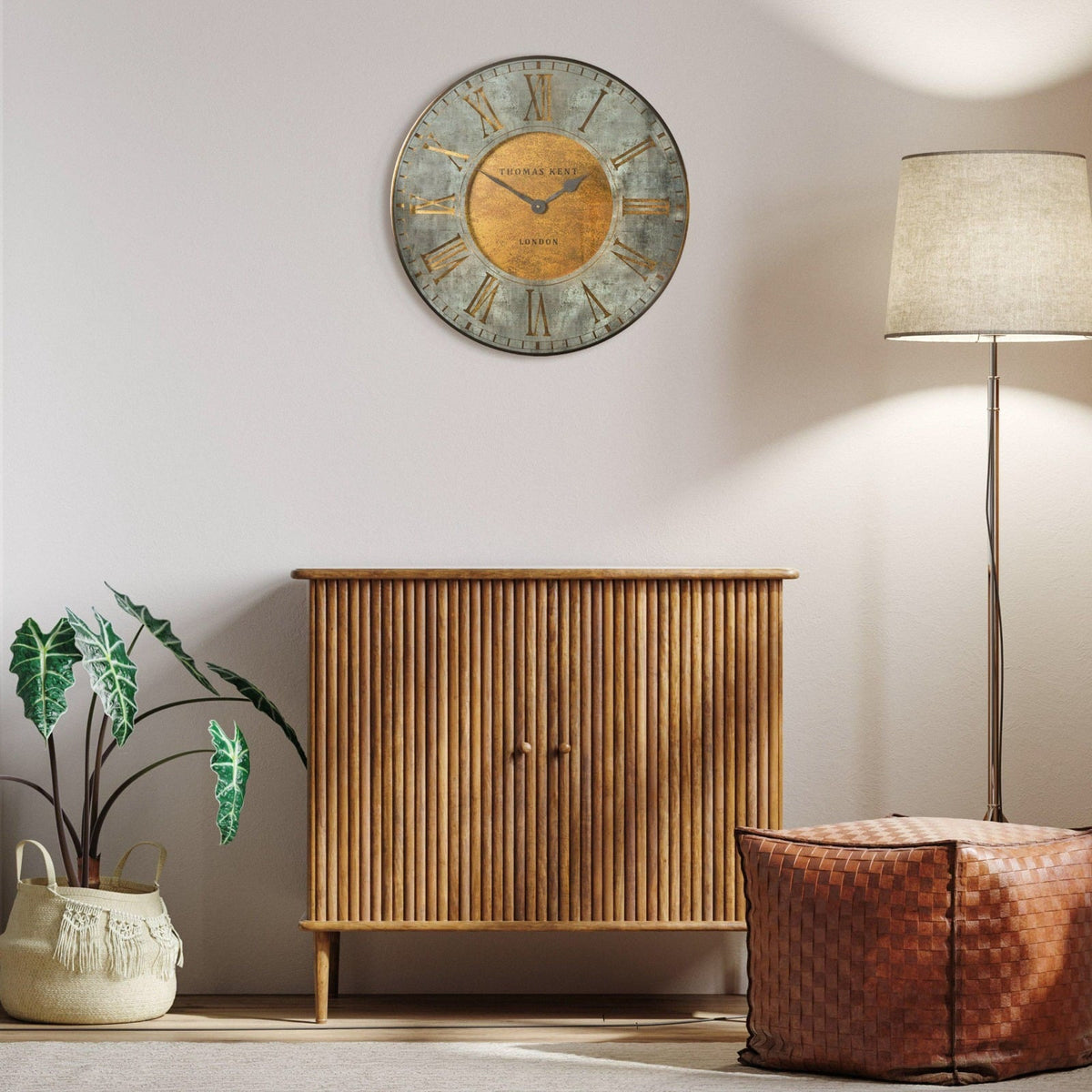 Florentine Wall Clock in Star