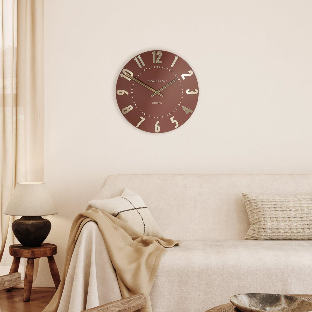 Mulberry Small Wall Clock in Auburn