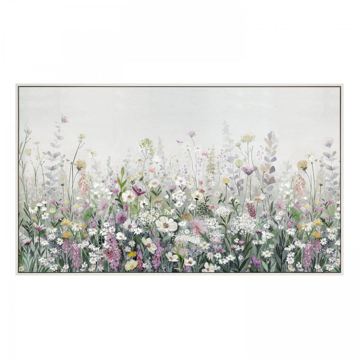 Floral Cascade Framed Art