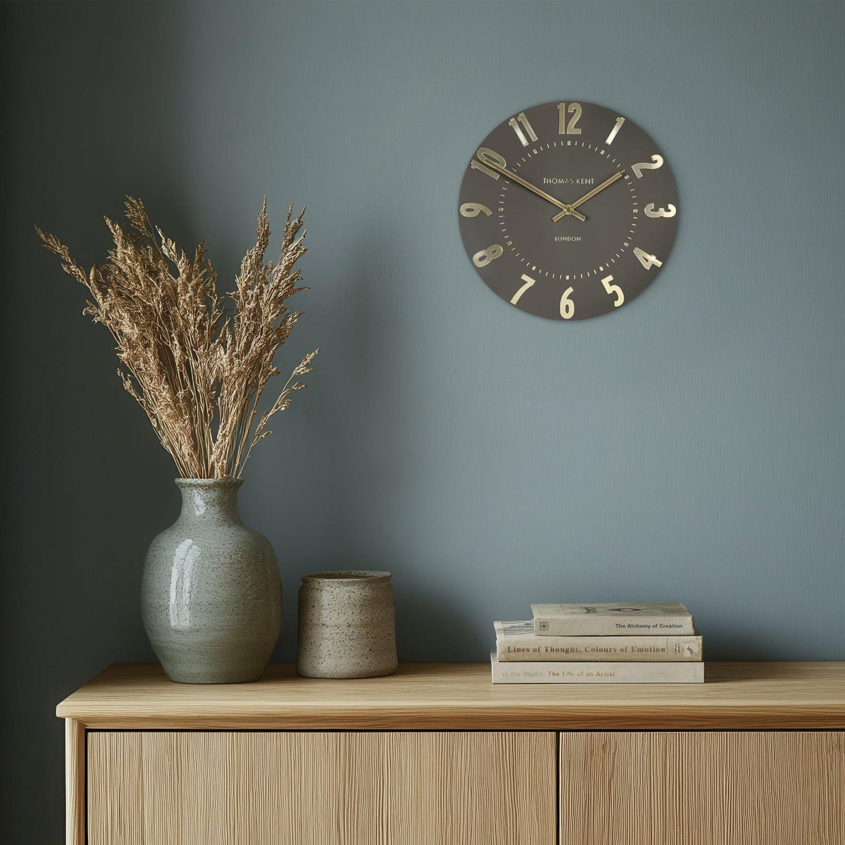 Mulberry Small Wall Clock in Espresso