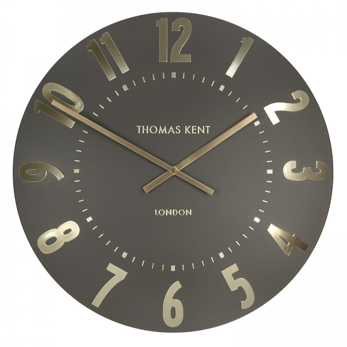 Mulberry Large Wall Clock in Espresso