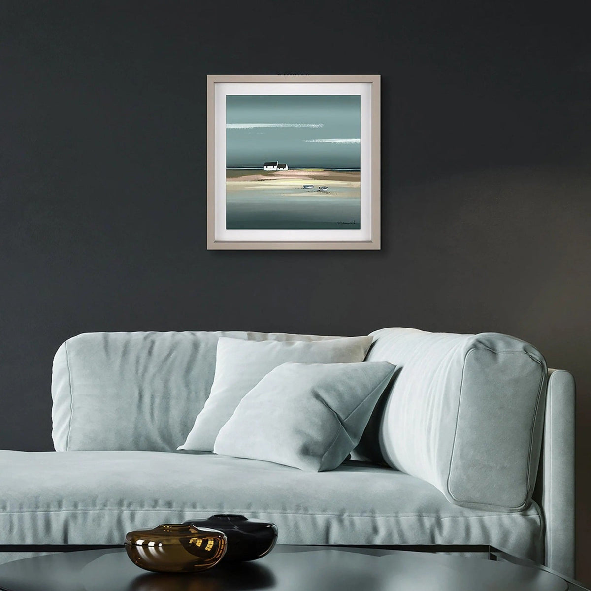 Azure Framed Art