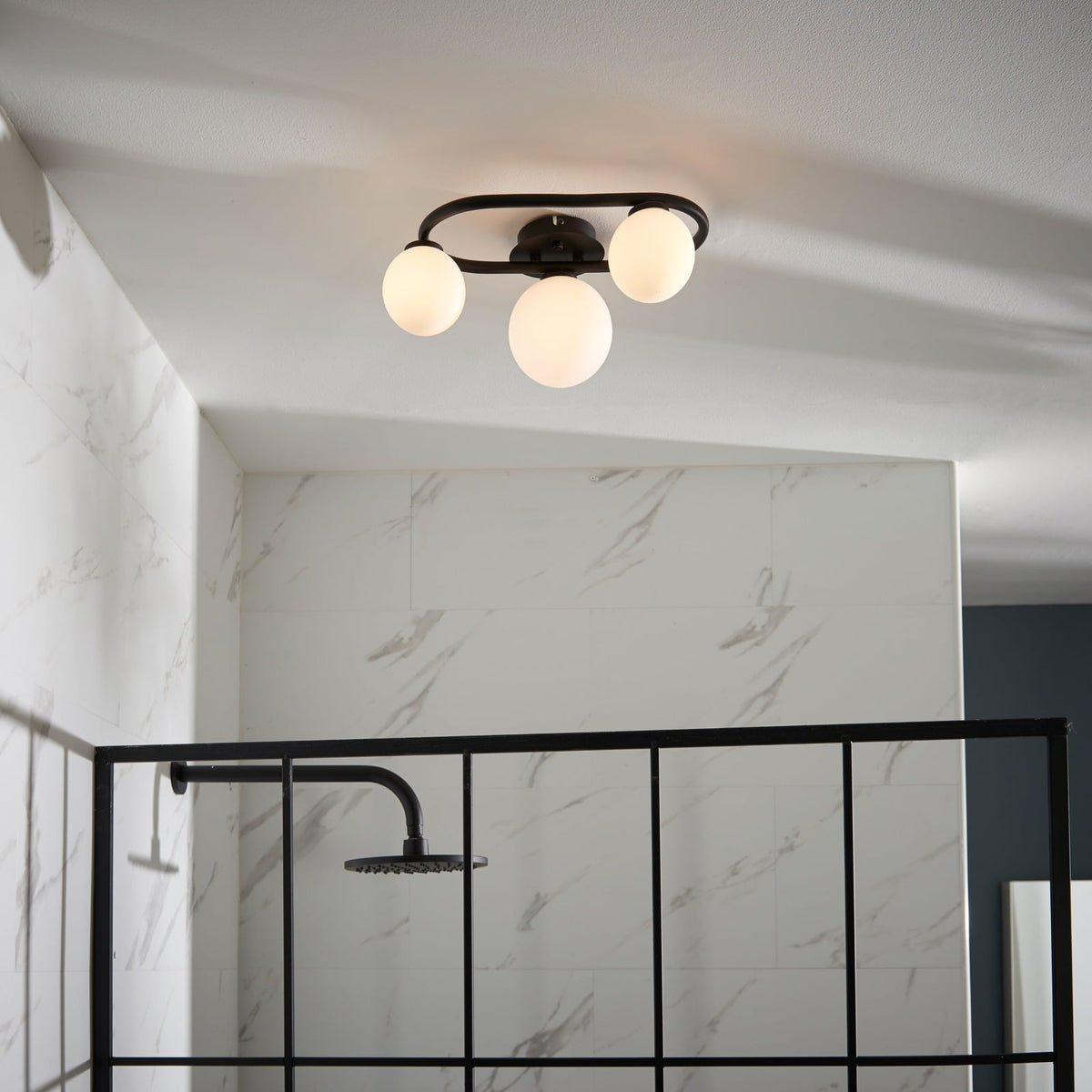 Bimini Ceiling Light in Black - Small