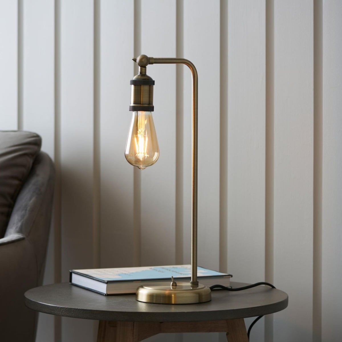 Myron Table Lamp Antique Brass