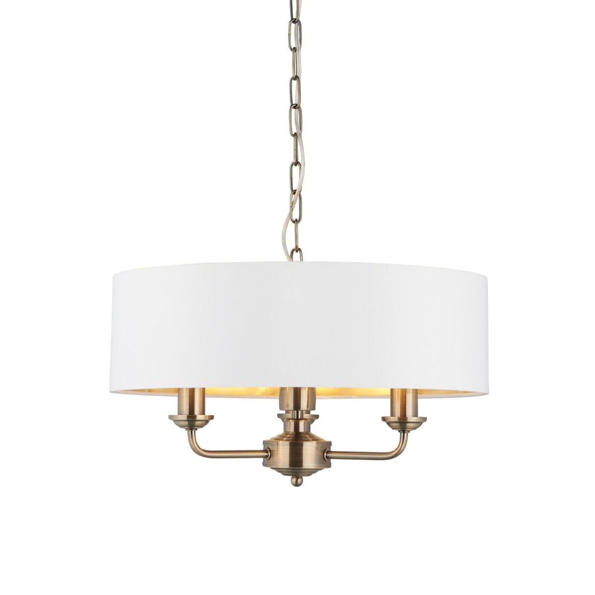 Homelea 3-Light Pendant Light Antique Brass