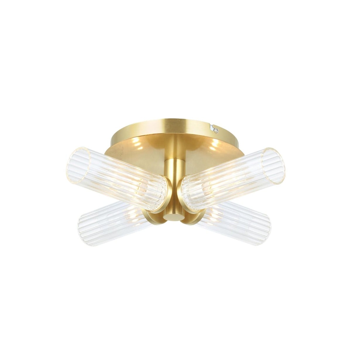 Tabi Bathroom 4 Ceiling Light Brass