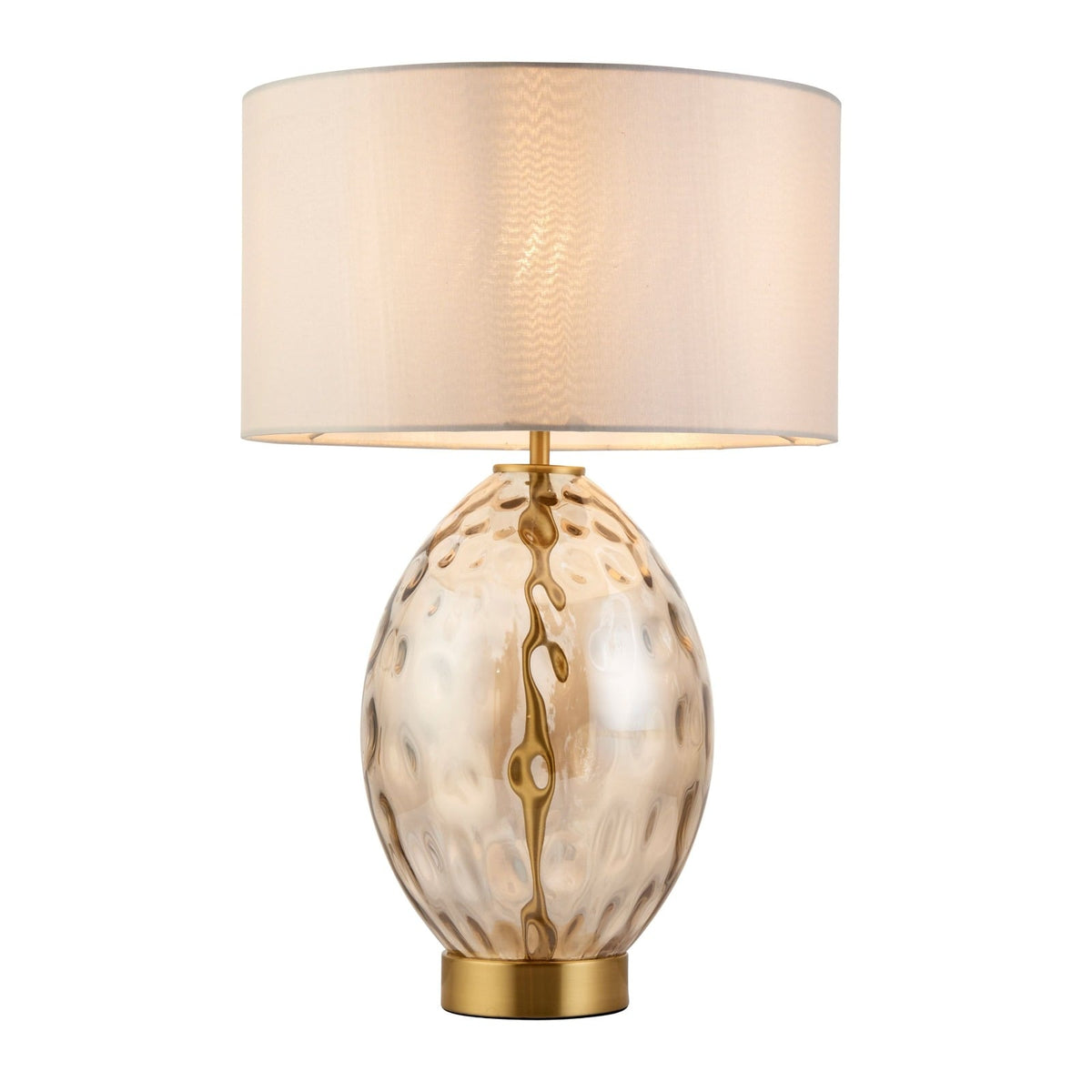 Elin Dimple Table Lamp in Champagne
