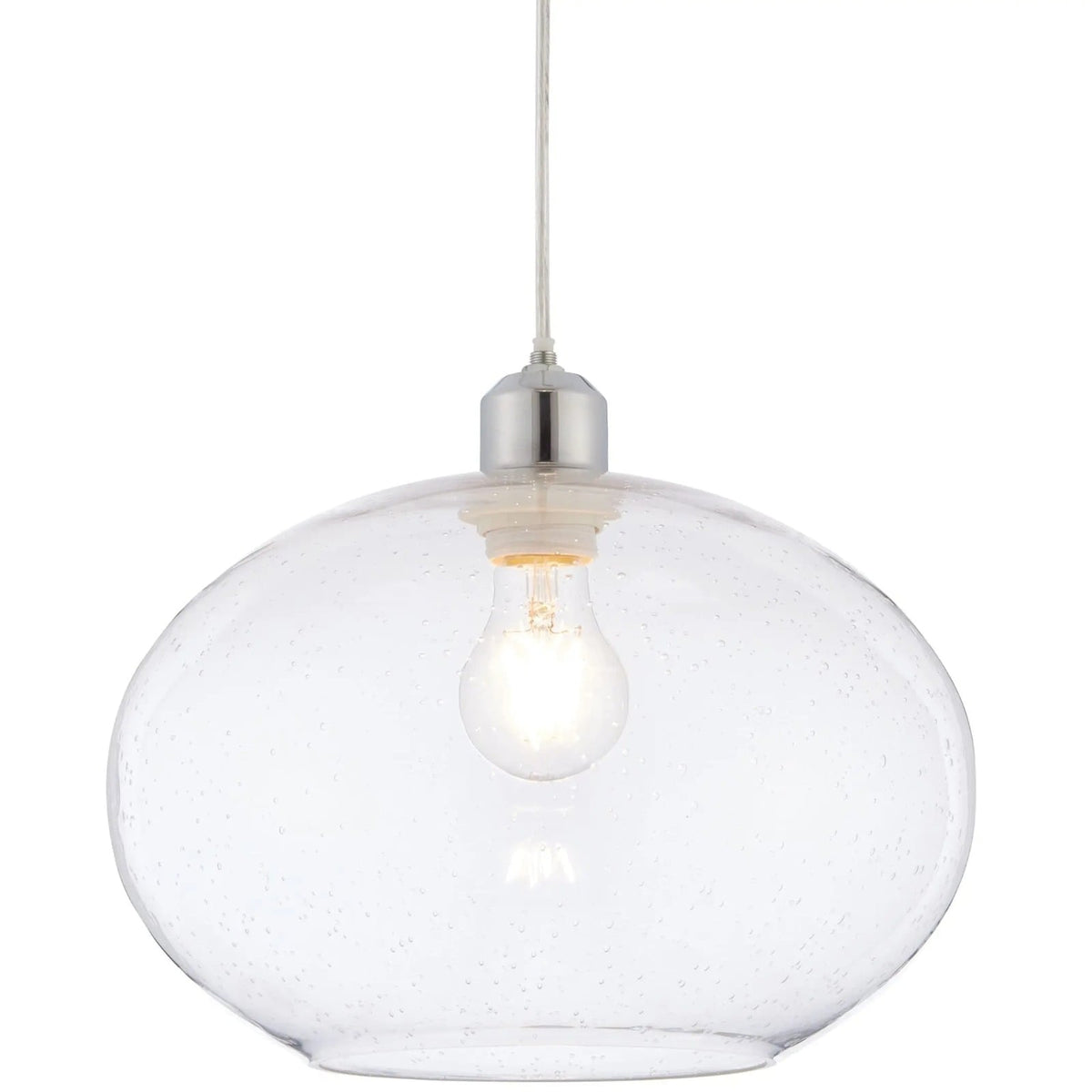 Appledore Clear Glass Pendant Light