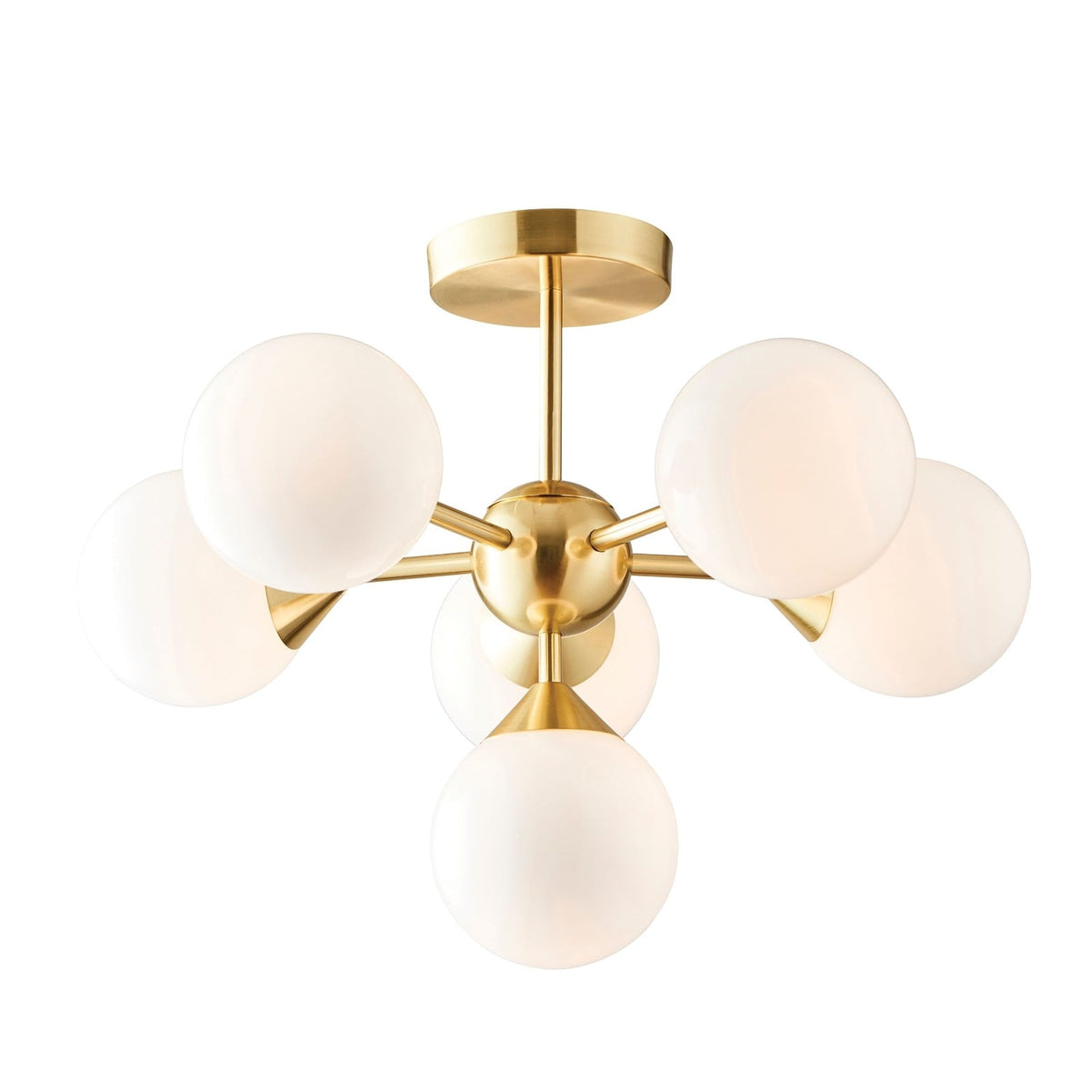 Bowman Ceiling Light in Brushed Gold