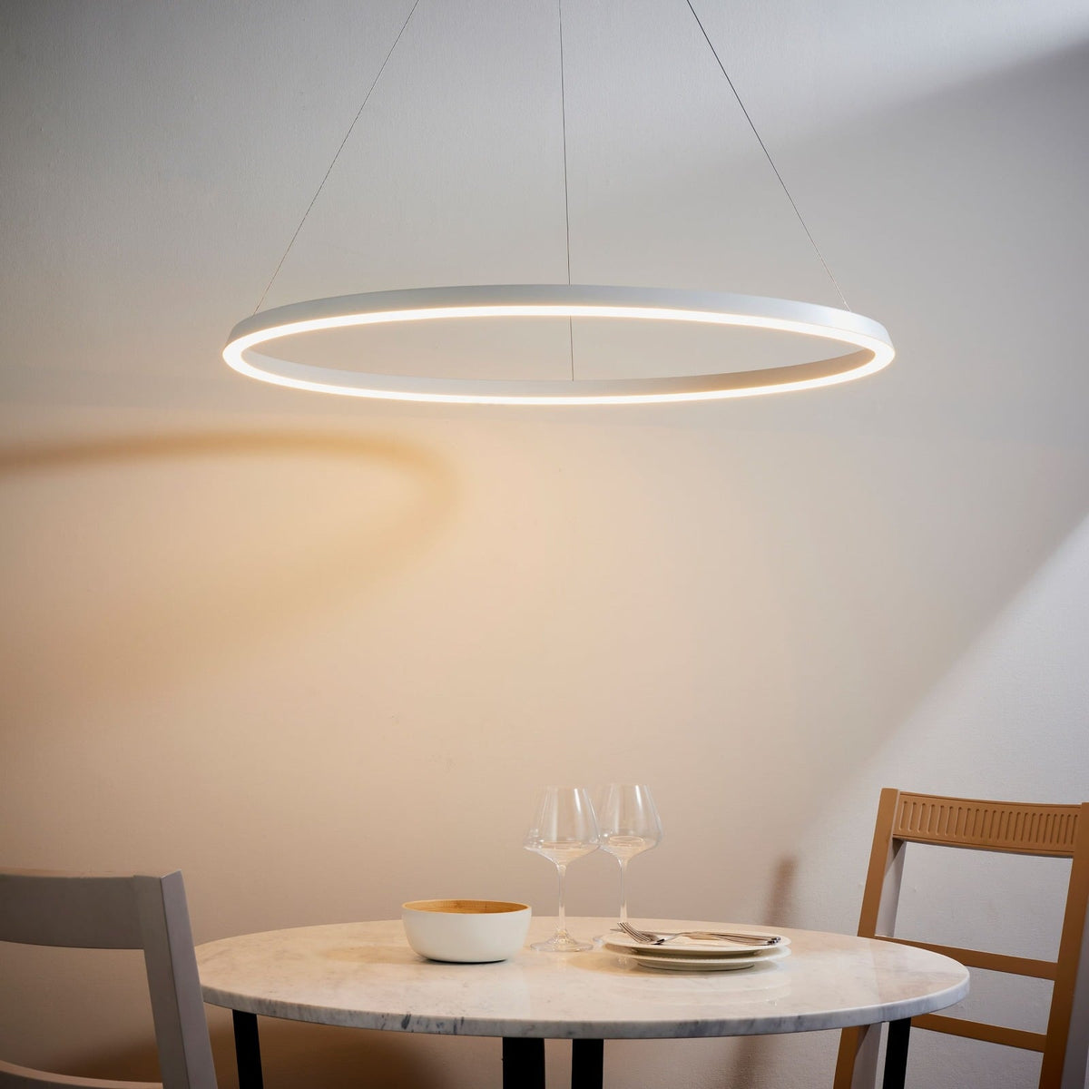 Leonard Pendant Light in White