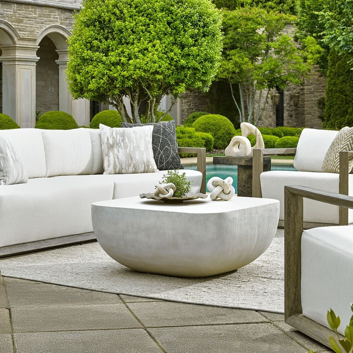 Alma Concrete Indoor/Outdoor Coffee Table