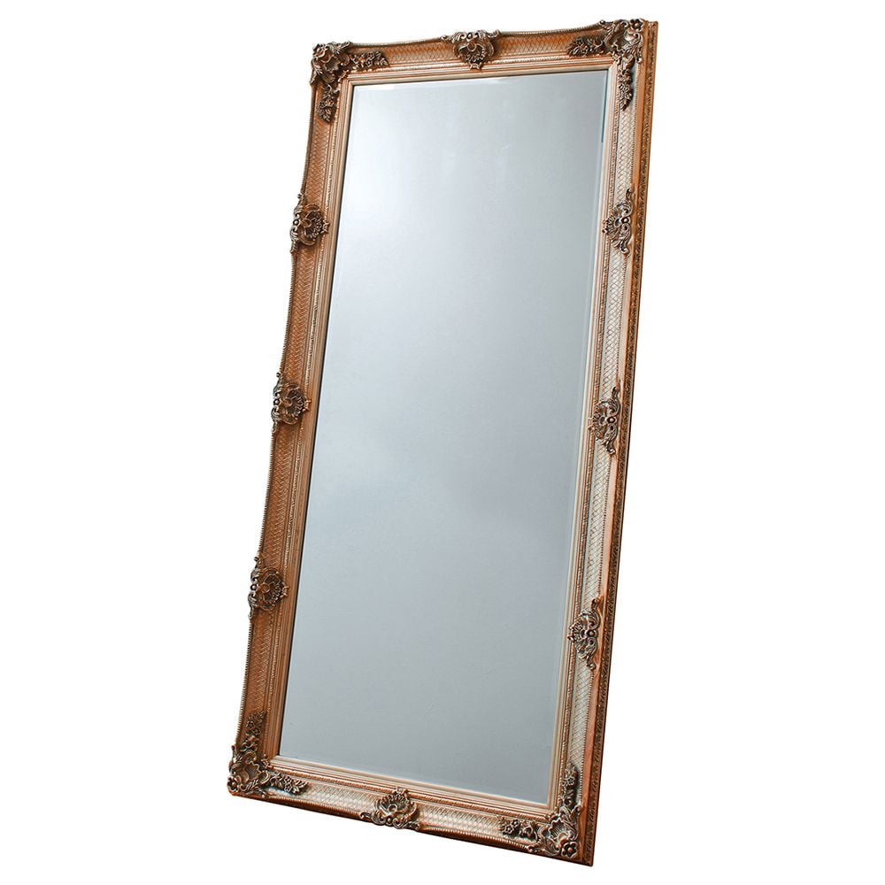 Baines Large Baroque Floor Mirror - Gold