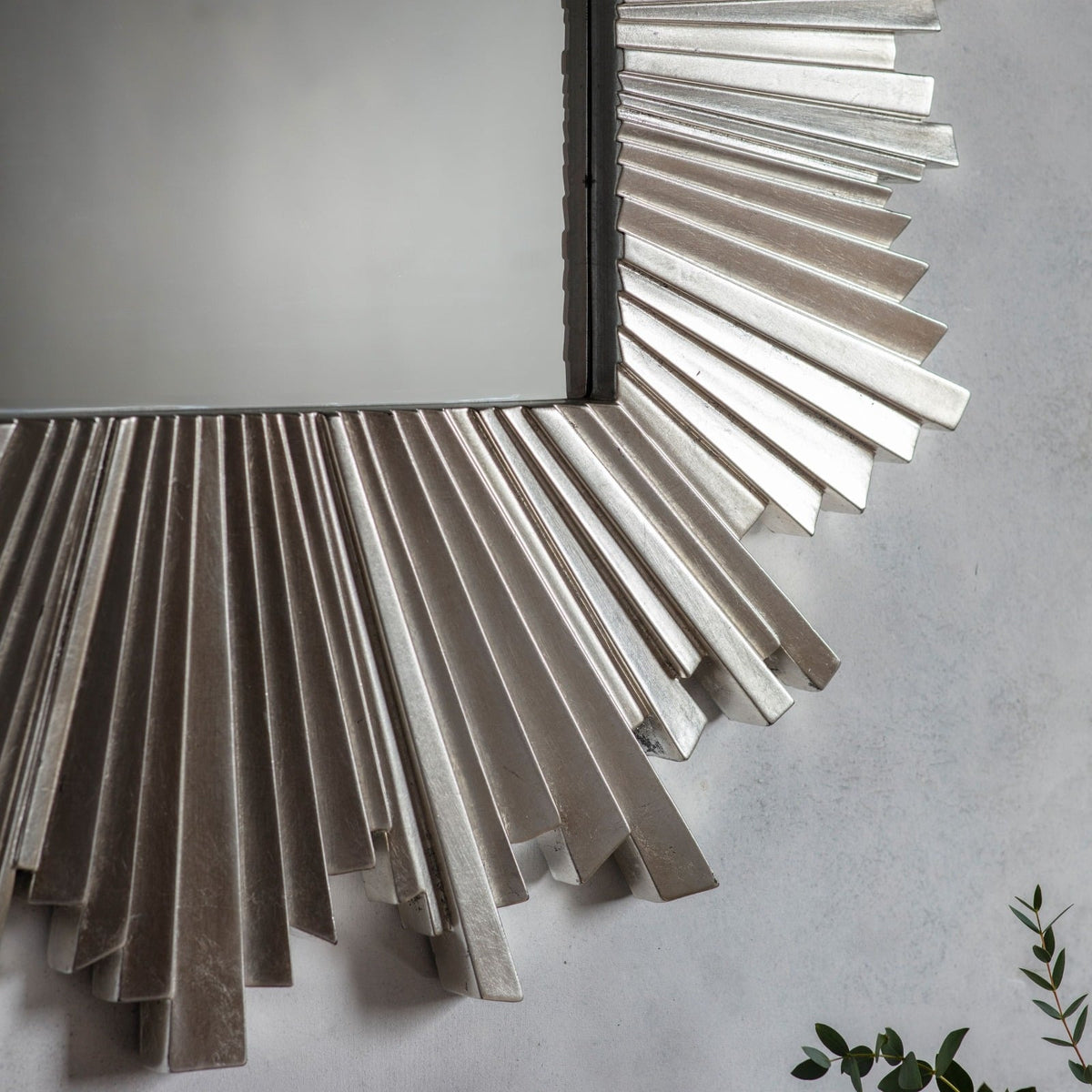 Starburst Mirror in Silver