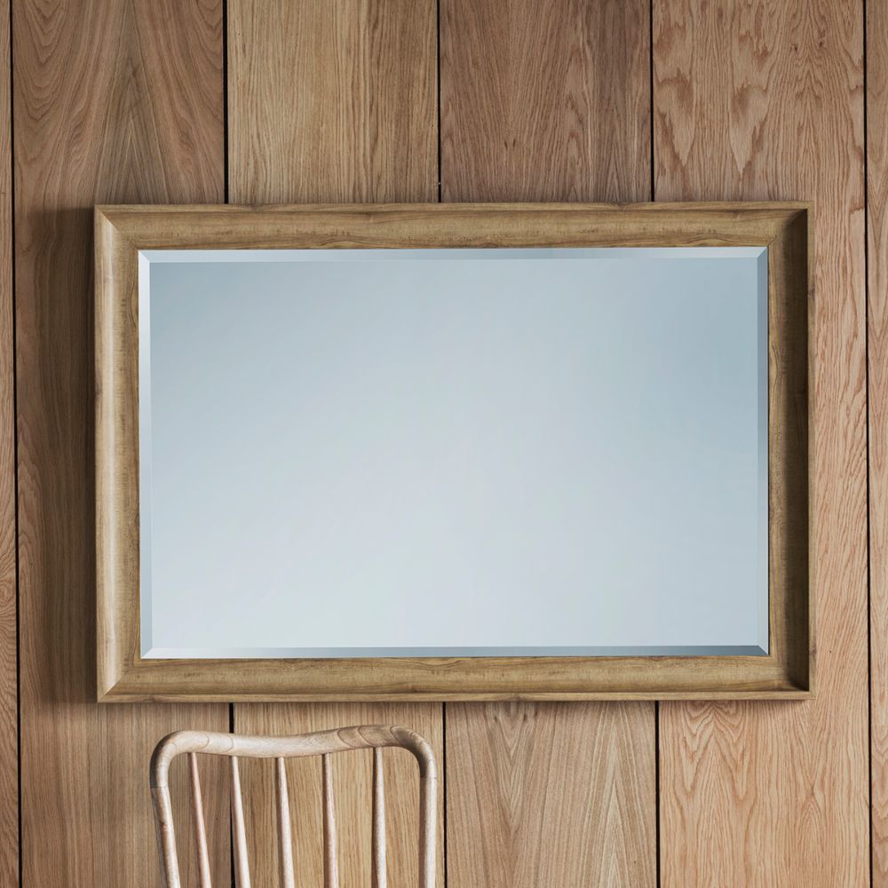 Forge Oak Effect Wall Mirror