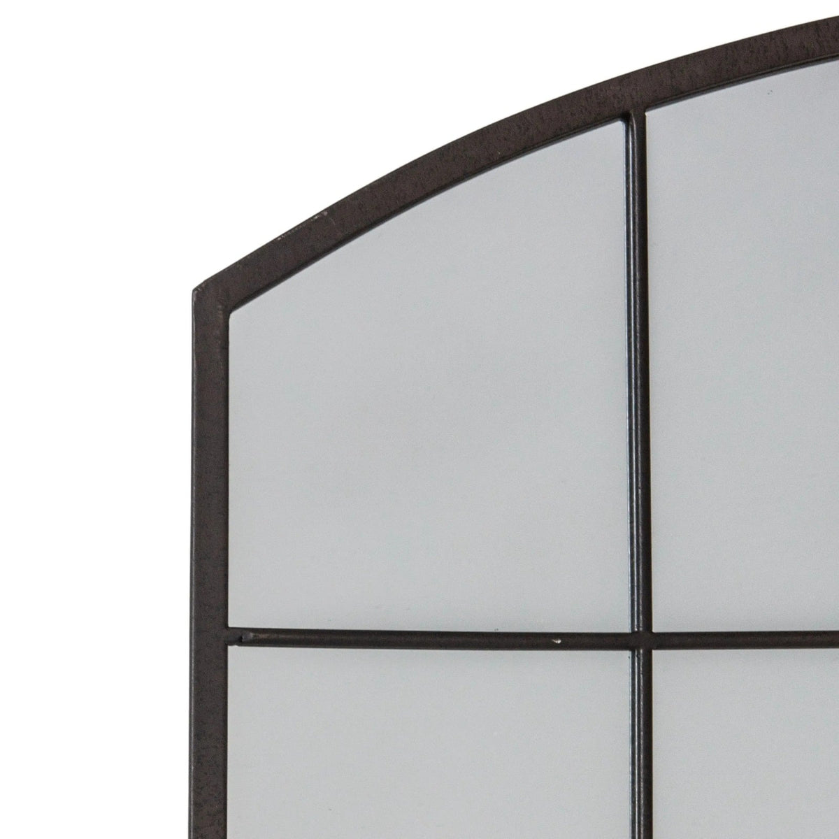 Urban Window Mirror in Black Metal