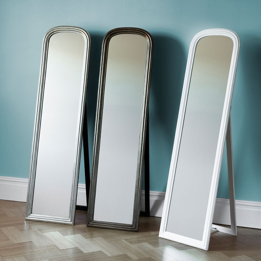 Foxes Wooden Cheval Mirror