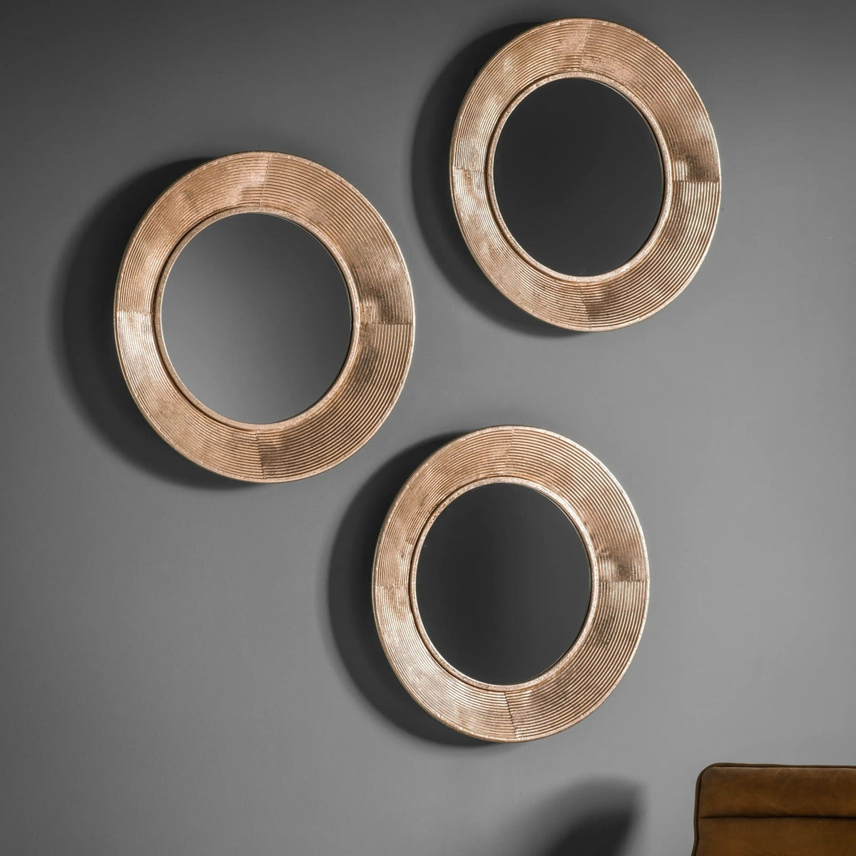 Cotshill Round Mirror Trio