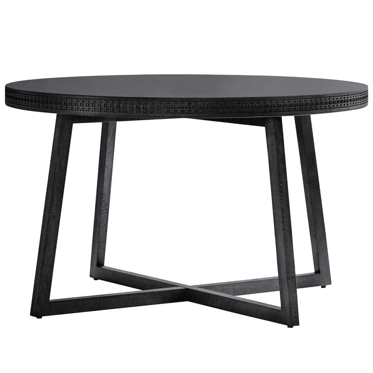 Burnsall Dining Table in Black - 120cm