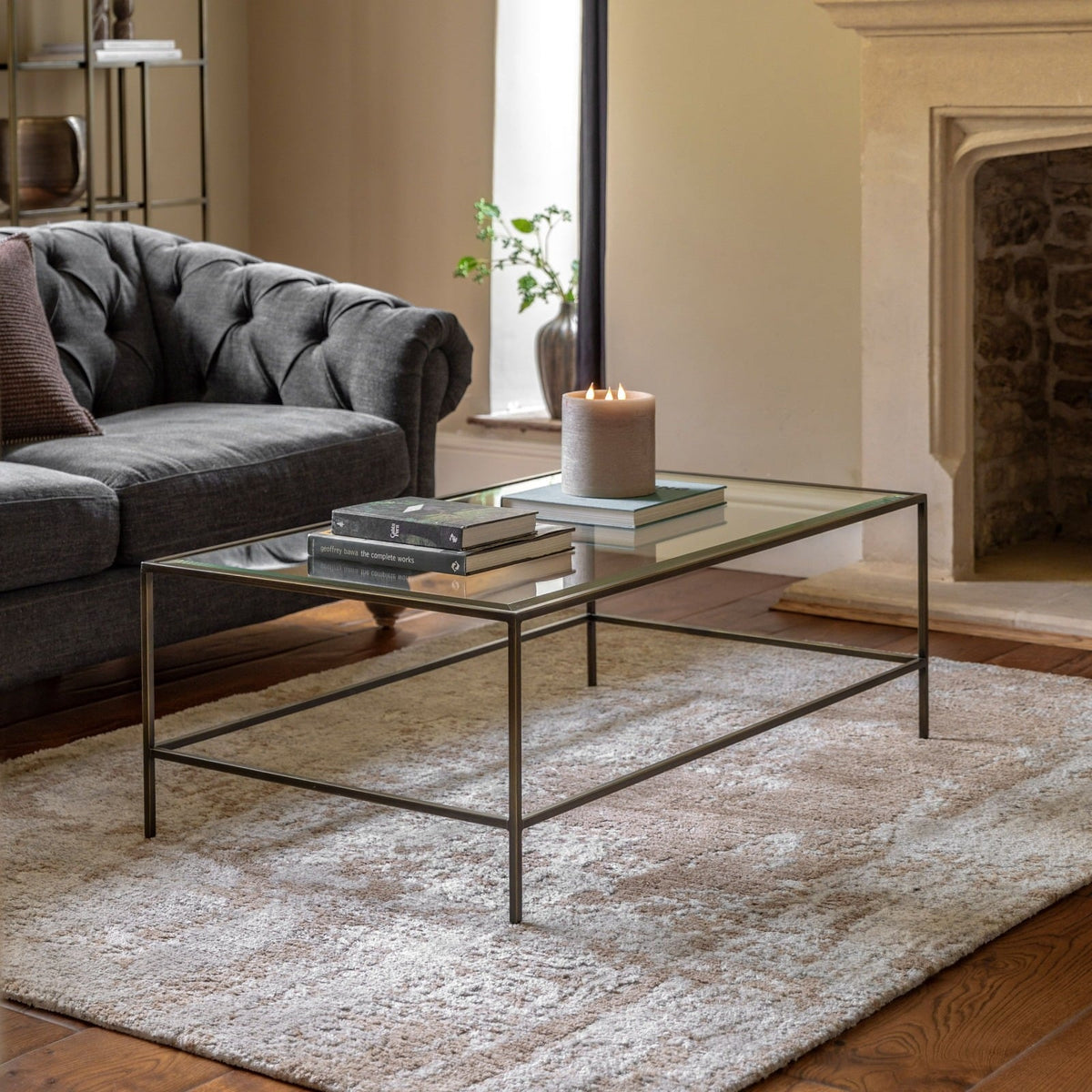 Catania Coffee Table in Bronze