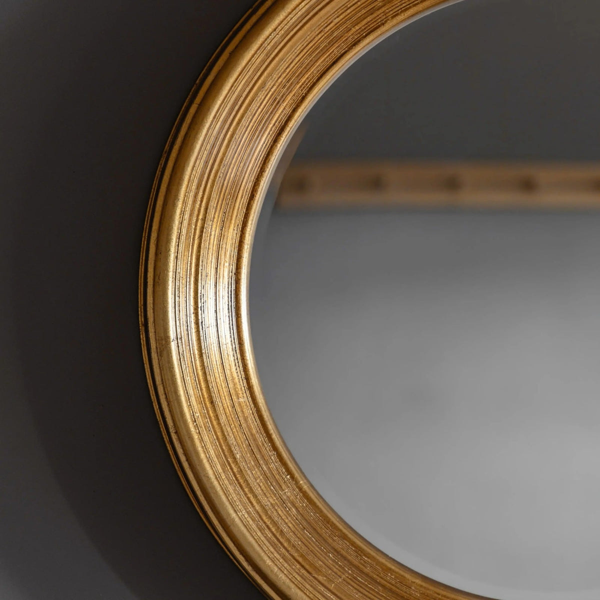 Purley Wall Mirror in Gold - Round