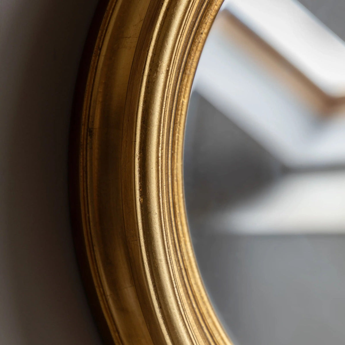 Purley Wall Mirror in Gold - Round