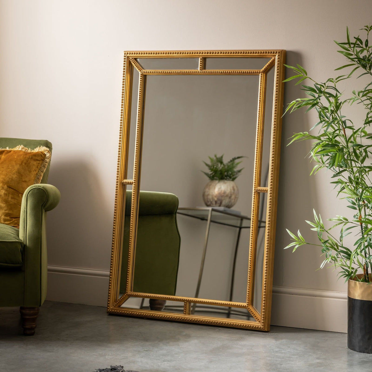 Jackson Mirror in Gold - Large