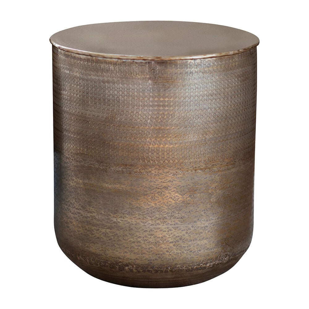 Bowbridge Metal Drum Side Table