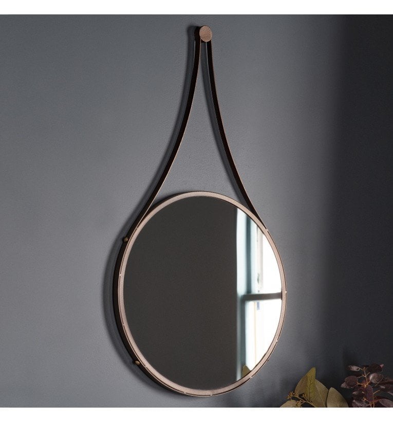 Drift Round Hanging Wall Mirror - Small