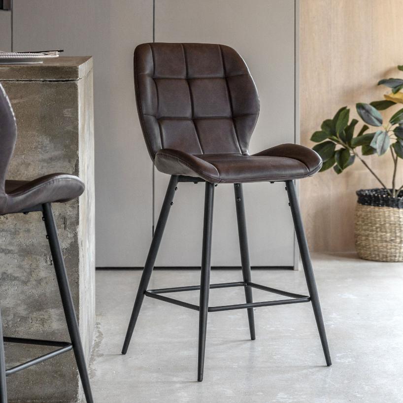 Jace Stool Brown Set of 2