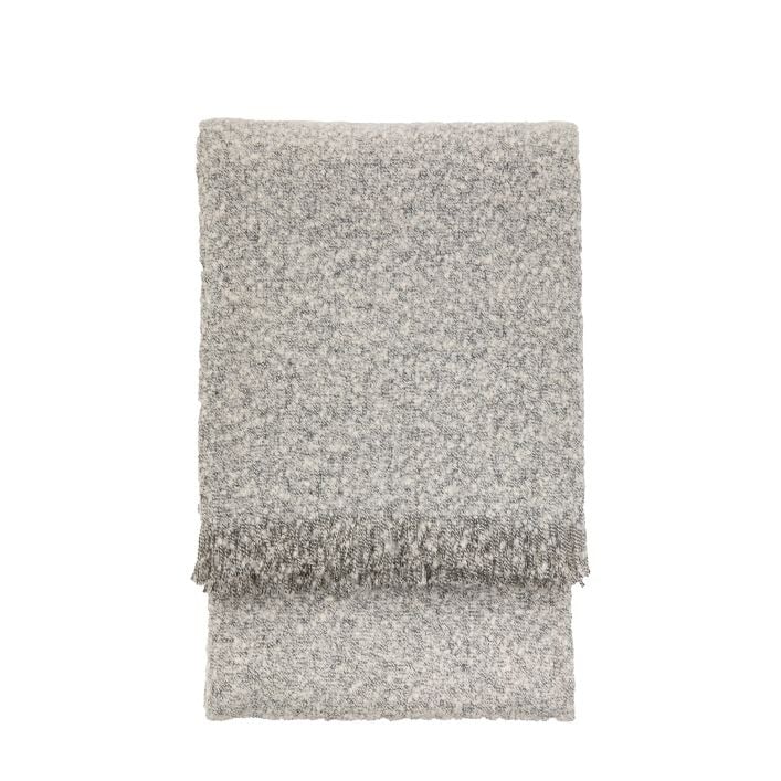 Melange Acrylic Throw in Light Grey