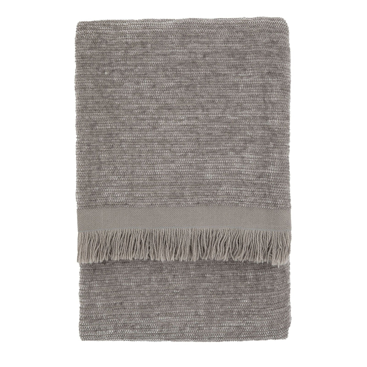 Willow Chenille Throw in Grey