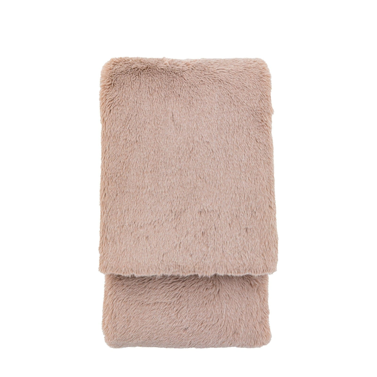 Juniper Faux Fur Throw in Mauve