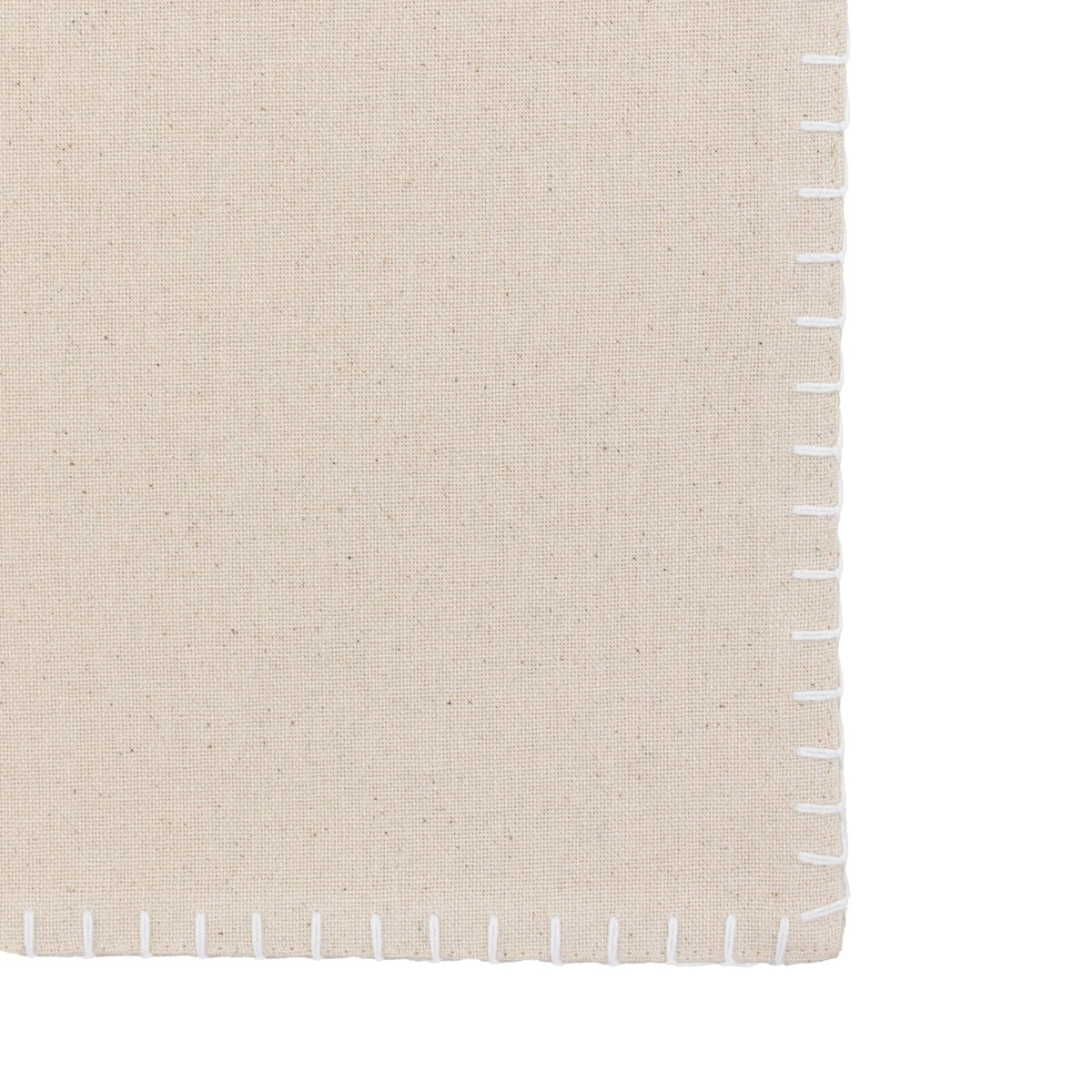 Linen Effect Table Runner in Cream