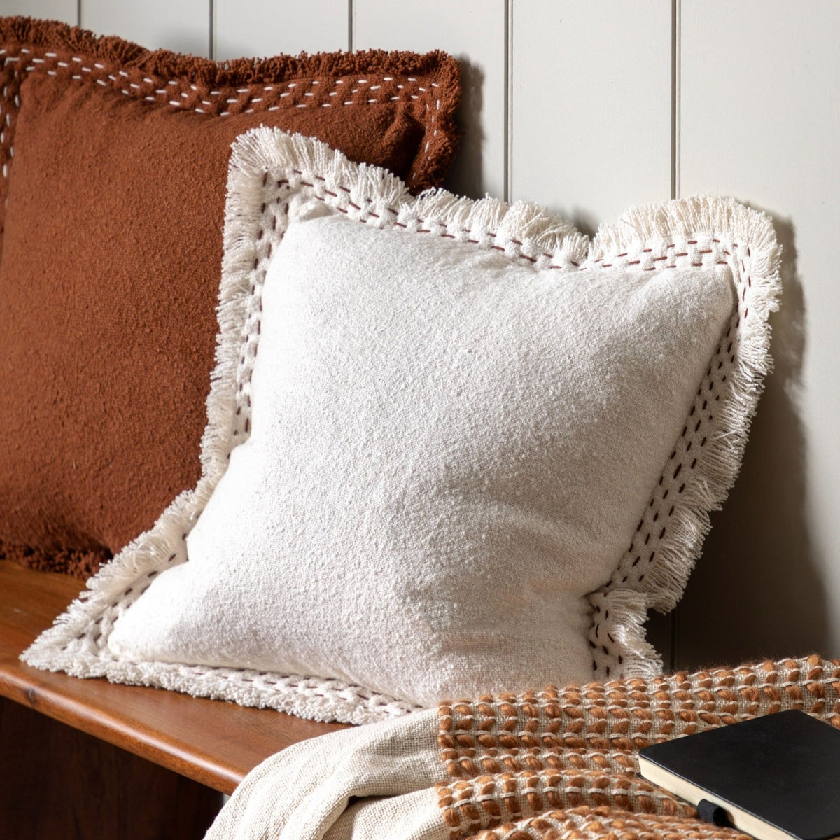 Harmony Cushion in Ivory