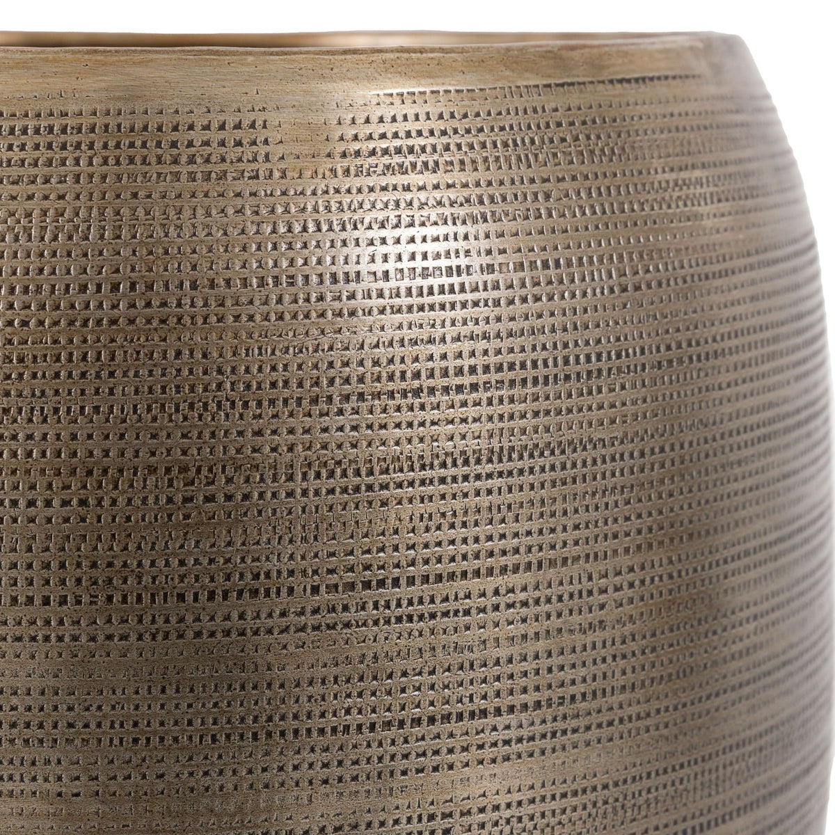 Chatai Planters in Antique Brass - Set of 2