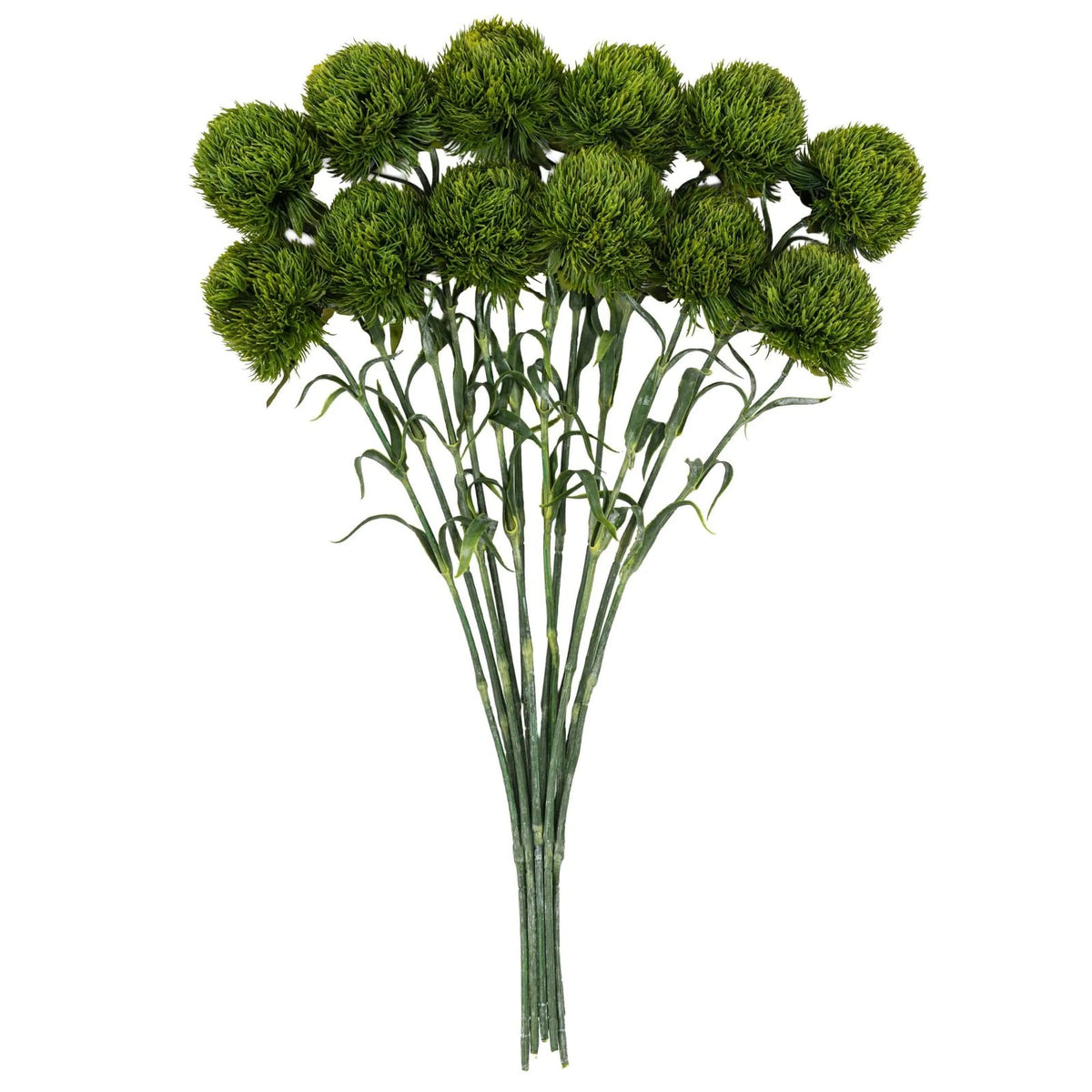 Faux Stem Statement Bloom in Green Set of 12