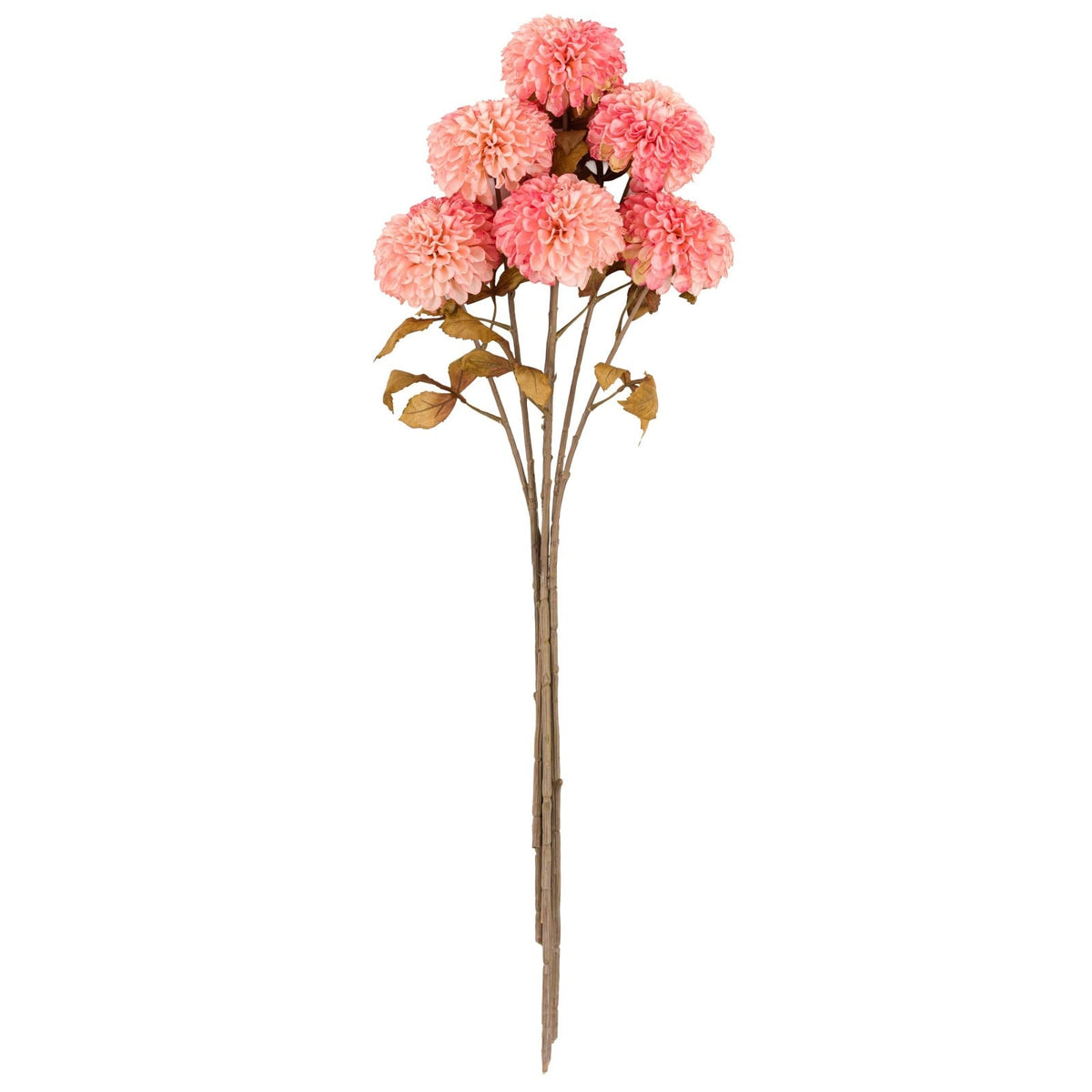 Faux Stem Dahlia in Apricot Set of 6