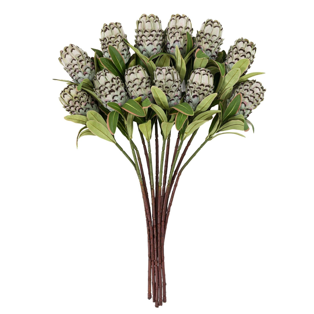 Faux Stem Statement Tropical in Green Set of 12