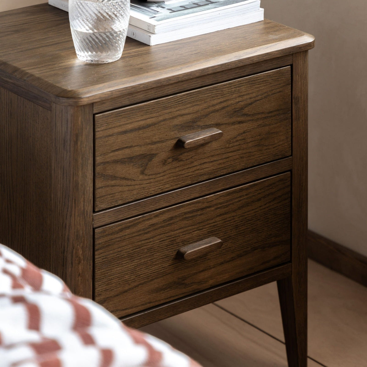 Heather Bedside Table in Walnut