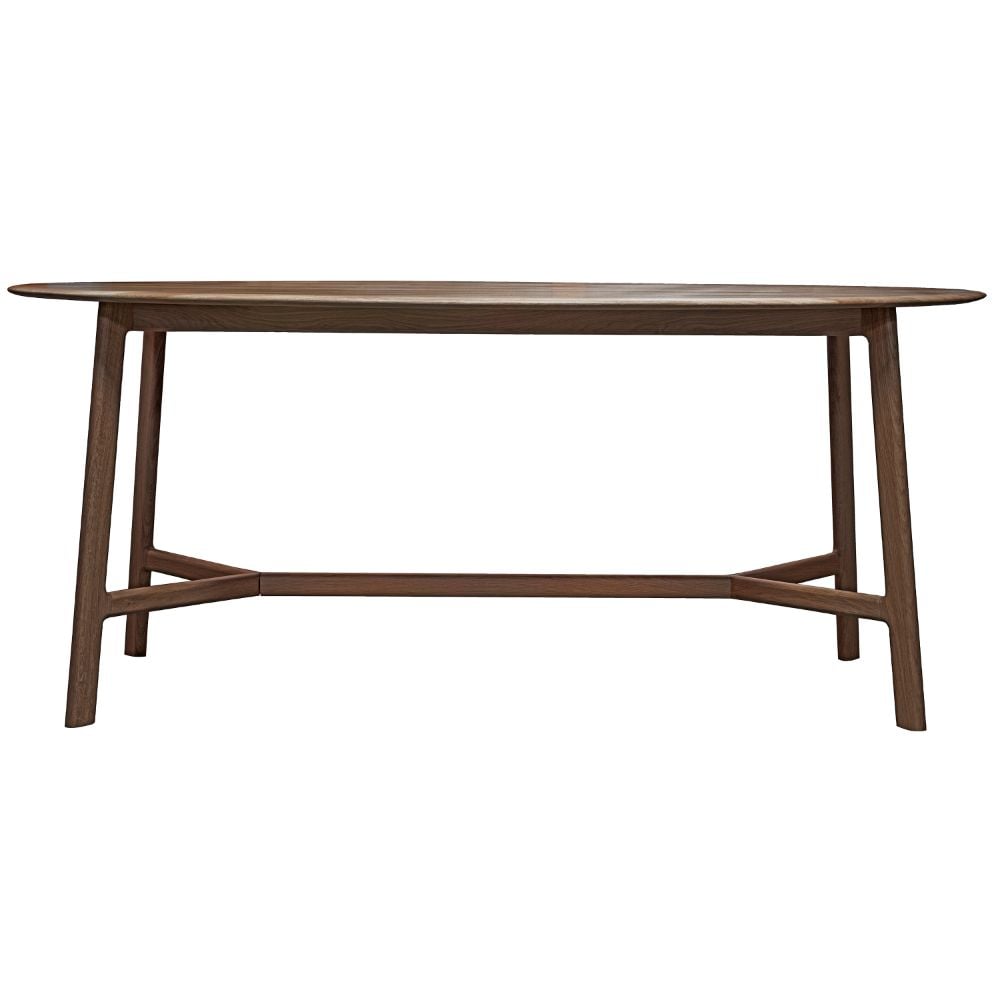 Andover Oval Walnut Dining Table - 180cm