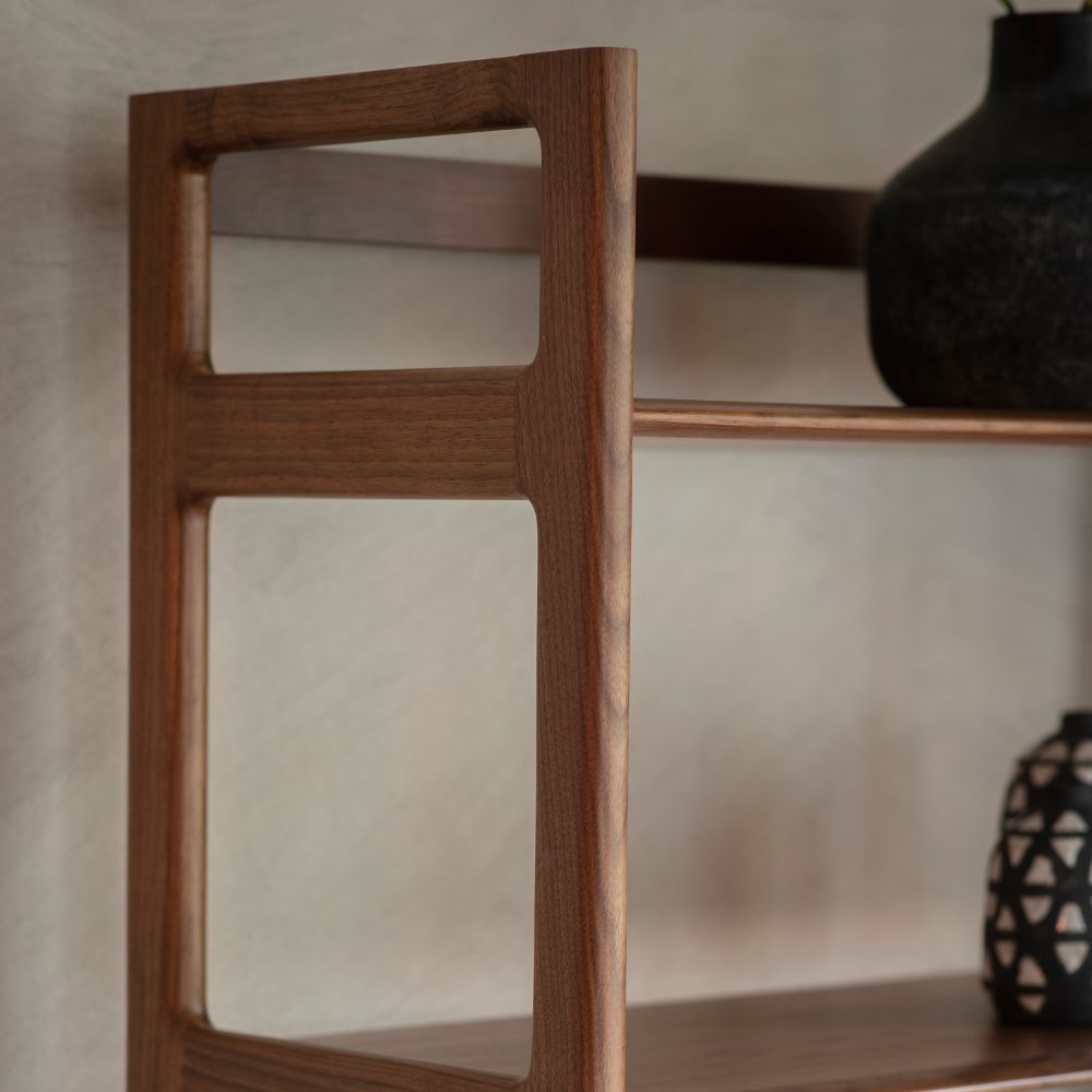 Andover Walnut Open Shelving Unit