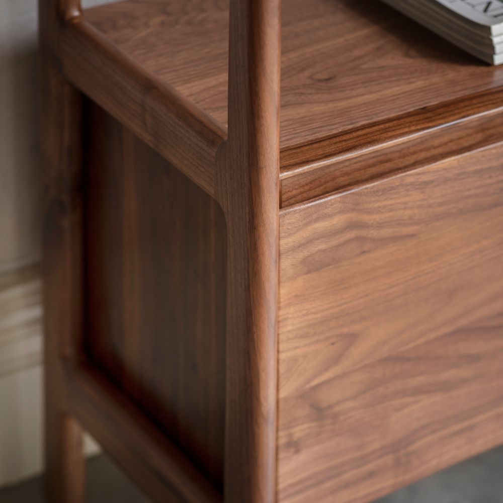 Andover Walnut Open Shelving Unit
