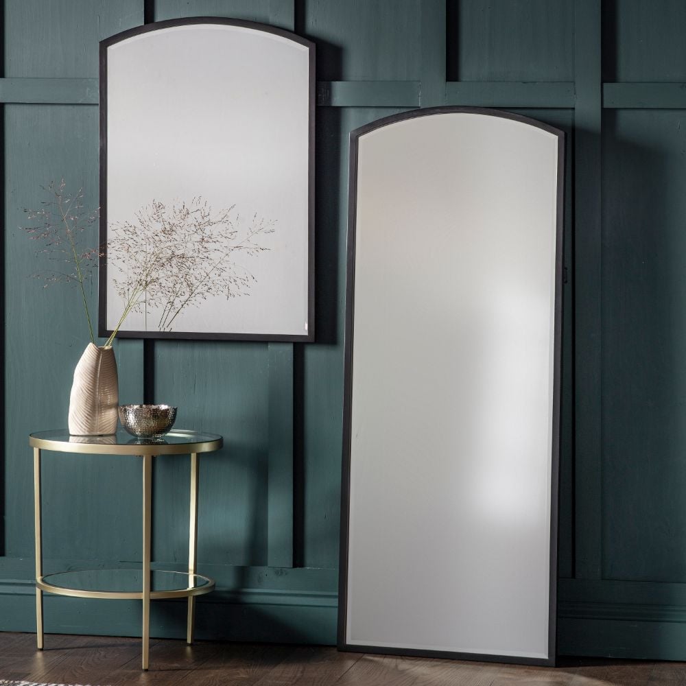 Watermoor Arched Floor Length Mirror - Black