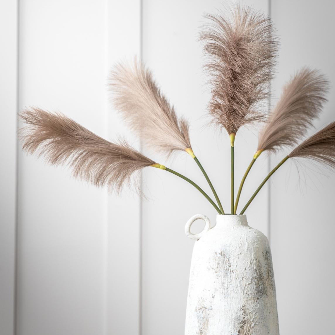 Goma Soft Feather Stem Brown Set of 5