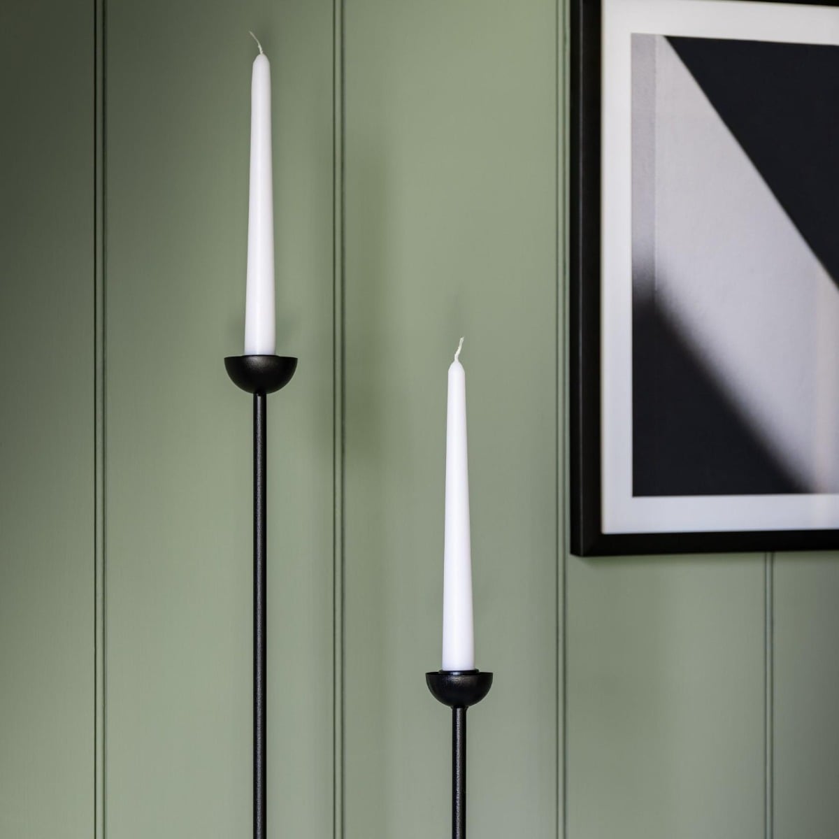 Bobby Candlestick Large Black