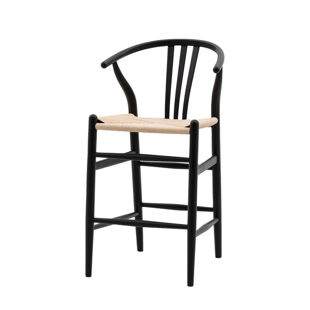 Jodie Bar Stool Black (2pk)