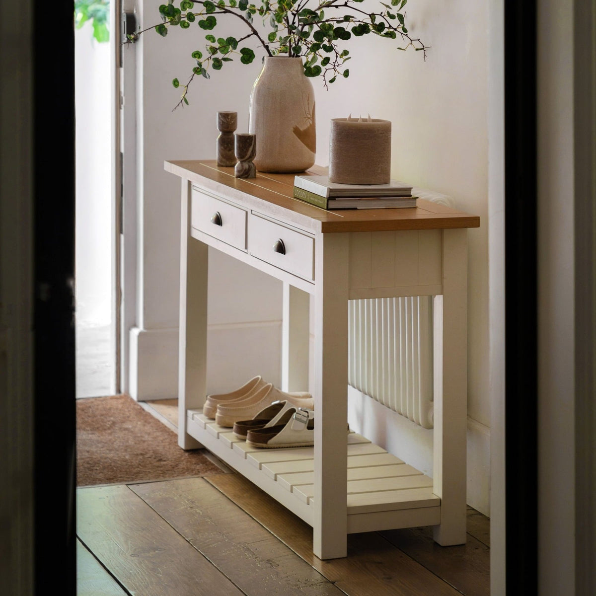 Eastfield Console Table in White